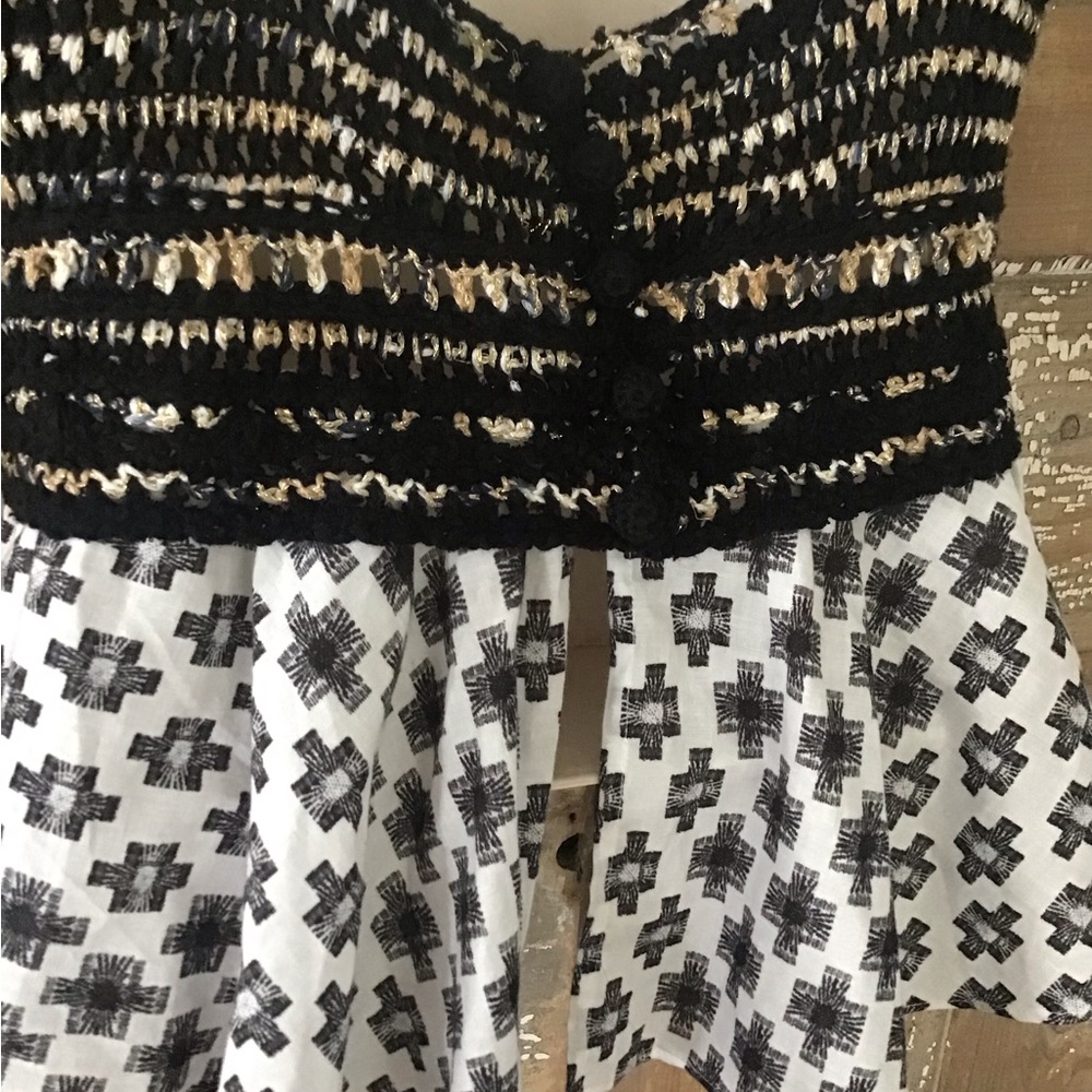 NWT By Anthropologie Freida Layered Sweater Tank top size M - Picture 6 of 13